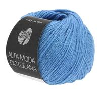LANA GROSSA Alta Moda Cotolana | Edles Kettengarn aus 45% Schurwolle (Merino superwash), 45% Pima Baumwolle & 10% Polyamid| 50g Wolle zum Stricken & Häkeln | 150m Garn FB 15