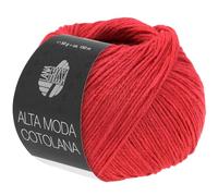 LANA GROSSA Alta Moda Cotolana | Edles Kettengarn aus 45% Schurwolle (Merino superwash), 45% Pima Baumwolle & 10% Polyamid| 50g Wolle zum Stricken & Häkeln | 150m Garn FB 34