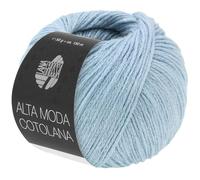 LANA GROSSA Alta Moda Cotolana | Edles Kettengarn aus 45% Schurwolle (Merino superwash), 45% Pima Baumwolle & 10% Polyamid| 50g Wolle zum Stricken & Häkeln | 150m Garn FB 40