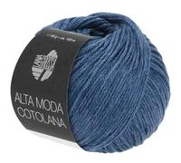 LANA GROSSA Alta Moda Cotolana | Edles Kettengarn aus 45% Schurwolle (Merino superwash), 45% Pima Baumwolle & 10% Polyamid| 50g Wolle zum Stricken & Häkeln | 150m Garn FB 14