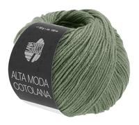 LANA GROSSA Alta Moda Cotolana | Edles Kettengarn aus 45% Schurwolle (Merino superwash), 45% Pima Baumwolle & 10% Polyamid| 50g Wolle zum Stricken & Häkeln | 150m Garn FB 56