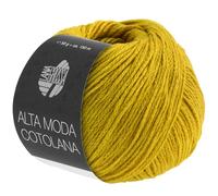 LANA GROSSA Alta Moda Cotolana | Edles Kettengarn aus 45% Schurwolle (Merino superwash), 45% Pima Baumwolle & 10% Polyamid| 50g Wolle zum Stricken & Häkeln | 150m Garn FB 24