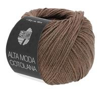 LANA GROSSA Alta Moda Cotolana | Edles Kettengarn aus 45% Schurwolle (Merino superwash), 45% Pima Baumwolle & 10% Polyamid| 50g Wolle zum Stricken & Häkeln | 150m Garn FB 45