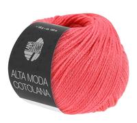 LANA GROSSA Alta Moda Cotolana | Edles Kettengarn aus 45% Schurwolle (Merino superwash), 45% Pima Baumwolle & 10% Polyamid| 50g Wolle zum Stricken & Häkeln | 150m Garn FB 52