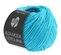 LANA GROSSA Alta Moda Cotolana | Edles Kettengarn aus 45% Schurwolle (Merino superwash), 45% Pima Baumwolle & 10% Polyamid| 50g Wolle zum Stricken & Häkeln | 150m Garn FB 28