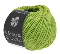 LANA GROSSA Alta Moda Cotolana | Edles Kettengarn aus 45% Schurwolle (Merino superwash), 45% Pima Baumwolle & 10% Polyamid| 50g Wolle zum Stricken & Häkeln | 150m Garn FB 50