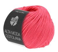 LANA GROSSA Alta Moda Cotolana | Edles Kettengarn aus 45% Schurwolle (Merino superwash), 45% Pima Baumwolle & 10% Polyamid| 50g Wolle zum Stricken & Häkeln | 150m Garn FB 4