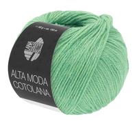 LANA GROSSA Alta Moda Cotolana | Edles Kettengarn aus 45% Schurwolle (Merino superwash), 45% Pima Baumwolle & 10% Polyamid| 50g Wolle zum Stricken & Häkeln | 150m Garn FB 62