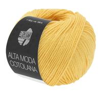 LANA GROSSA Alta Moda Cotolana | Edles Kettengarn aus 45% Schurwolle (Merino superwash), 45% Pima Baumwolle & 10% Polyamid| 50g Wolle zum Stricken & Häkeln | 150m Garn FB 61