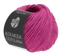 LANA GROSSA Alta Moda Cotolana | Edles Kettengarn aus 45% Schurwolle (Merino superwash), 45% Pima Baumwolle & 10% Polyamid| 50g Wolle zum Stricken & Häkeln | 150m Garn FB 23