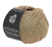 LANA GROSSA Alta Moda Cotolana | Edles Kettengarn aus 45% Schurwolle (Merino superwash), 45% Pima Baumwolle & 10% Polyamid| 50g Wolle zum Stricken & Häkeln | 150m Garn FB 38