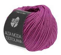 LANA GROSSA Alta Moda Cotolana | Edles Kettengarn aus 45% Schurwolle (Merino superwash), 45% Pima Baumwolle & 10% Polyamid| 50g Wolle zum Stricken & Häkeln | 150m Garn FB 58