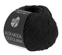 LANA GROSSA Alta Moda Cotolana | Edles Kettengarn aus 45% Schurwolle (Merino superwash), 45% Pima Baumwolle & 10% Polyamid| 50g Wolle zum Stricken & Häkeln | 150m Garn FB 17