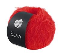 LANA GROSSA Basta| Garn im Fake Fur Look, locker verzwirnt, Franseneffekt& Merinofasern | Handstrickgarn, 50% Schurwolle & 50% Polyamid | 50g Wolle zum Stricken& Häkeln | 100m Garn FB 27