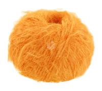 LANA GROSSA Basta| Garn im Fake Fur Look, locker verzwirnt, Franseneffekt& Merinofasern | Handstrickgarn, 50% Schurwolle & 50% Polyamid | 50g Wolle zum Stricken& Häkeln | 100m Garn FB 7