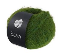 LANA GROSSA Basta| Garn im Fake Fur Look, locker verzwirnt, Franseneffekt& Merinofasern | Handstrickgarn, 50% Schurwolle & 50% Polyamid | 50g Wolle zum Stricken& Häkeln | 100m Garn FB 30