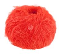 LANA GROSSA Basta| Garn im Fake Fur Look, locker verzwirnt, Franseneffekt& Merinofasern | Handstrickgarn, 50% Schurwolle & 50% Polyamid | 50g Wolle zum Stricken& Häkeln | 100m Garn FB 11