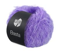 LANA GROSSA Basta| Garn im Fake Fur Look, locker verzwirnt, Franseneffekt& Merinofasern | Handstrickgarn, 50% Schurwolle & 50% Polyamid | 50g Wolle zum Stricken& Häkeln | 100m Garn FB 25