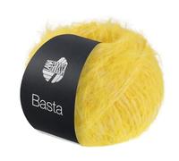 LANA GROSSA Basta| Garn im Fake Fur Look, locker verzwirnt, Franseneffekt& Merinofasern | Handstrickgarn, 50% Schurwolle & 50% Polyamid | 50g Wolle zum Stricken& Häkeln | 100m Garn FB 31