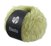 LANA GROSSA Basta| Garn im Fake Fur Look, locker verzwirnt, Franseneffekt& Merinofasern | Handstrickgarn, 50% Schurwolle & 50% Polyamid | 50g Wolle zum Stricken& Häkeln | 100m Garn FB 15