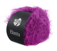 LANA GROSSA Basta| Garn im Fake Fur Look, locker verzwirnt, Franseneffekt& Merinofasern | Handstrickgarn, 50% Schurwolle & 50% Polyamid | 50g Wolle zum Stricken& Häkeln | 100m Garn FB 10