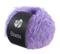LANA GROSSA Basta| Garn im Fake Fur Look, locker verzwirnt, Franseneffekt& Merinofasern | Handstrickgarn, 50% Schurwolle & 50% Polyamid | 50g Wolle zum Stricken& Häkeln | 100m Garn FB 19