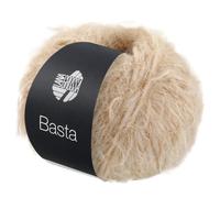 LANA GROSSA Basta| Garn im Fake Fur Look, locker verzwirnt aus Franseneffekt & Merinofasern | Handstrickgarn aus 50% Schurwolle (Merino) & 50% Polyamid | 50g Wolle zum Stricken & Häkeln | 100m Garn