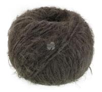 LANA GROSSA Basta| Garn im Fake Fur Look, locker verzwirnt, Franseneffekt& Merinofasern | Handstrickgarn, 50% Schurwolle & 50% Polyamid | 50g Wolle zum Stricken& Häkeln | 100m Garn FB 34