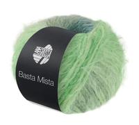 LANA GROSSA Basta Mista | Fake Fur Look, locker verzwirnter Franseneffekt & Merinofasern | Handstrickgarn aus 50% Schurwolle & 50% Polyamid | 50g Wolle zum Stricken & Häkeln | 100m Garn FB 115