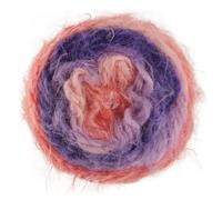 LANA GROSSA Basta Mista | Fake Fur Look, locker verzwirnter Franseneffekt & Merinofasern | Handstrickgarn aus 50% Schurwolle & 50% Polyamid | 50g Wolle zum Stricken & Häkeln | 100m Garn FB 105