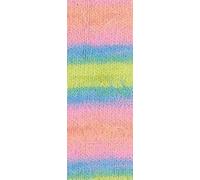 LANA GROSSA Basta Mista | Fake Fur Look, locker verzwirnter Franseneffekt & Merinofasern | Handstrickgarn aus 50% Schurwolle & 50% Polyamid | 50g Wolle zum Stricken & Häkeln | 100m Garn FB 113