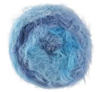 LANA GROSSA Basta Mista | Fake Fur Look, locker verzwirnter Franseneffekt & Merinofasern | Handstrickgarn aus 50% Schurwolle & 50% Polyamid | 50g Wolle zum Stricken & Häkeln | 100m Garn FB 110