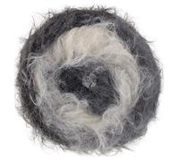 LANA GROSSA Basta Mista | Fake Fur Look, locker verzwirnter Franseneffekt & Merinofasern | Handstrickgarn aus 50% Schurwolle & 50% Polyamid | 50g Wolle zum Stricken & Häkeln | 100m Garn FB 109