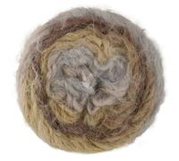 LANA GROSSA Basta Mista | Fake Fur Look, locker verzwirnter Franseneffekt & Merinofasern | Handstrickgarn aus 50% Schurwolle & 50% Polyamid | 50g Wolle zum Stricken & Häkeln | 100m Garn FB 108