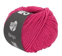 LANA GROSSA Bingo | Extrafeine Merinowolle waschmaschinenfest und filzfrei | Handstrickgarn aus 100% Schurwolle (Merino extrafein) | 50g Wolle zum Stricken & Häkeln | 80m Garn FB 768