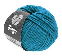 LANA GROSSA Bingo | Extrafeine Merinowolle waschmaschinenfest und filzfrei | Handstrickgarn aus 100% Schurwolle (Merino extrafein) | 50g Wolle zum Stricken & Häkeln | 80m Garn FB 728