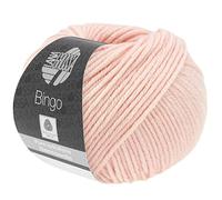 LANA GROSSA Bingo | Extrafeine Merinowolle waschmaschinenfest und filzfrei | Handstrickgarn aus 100% Schurwolle (Merino extrafein) | 50g Wolle zum Stricken & Häkeln | 80m Garn FB 744