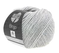 LANA GROSSA Bingo Melange | Extrafeine Merinowolle waschmaschinenfest und filzfrei | Handstrickgarn aus 100% Schurwolle (Merino extrafein) | 50g Wolle zum Stricken & Häkeln | 80m Garn FB 1
