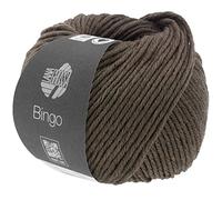 LANA GROSSA Bingo Melange | Extrafeine Merinowolle waschmaschinenfest und filzfrei | Handstrickgarn aus 100% Schurwolle (Merino extrafein) | 50g Wolle zum Stricken & Häkeln | 80m Garn