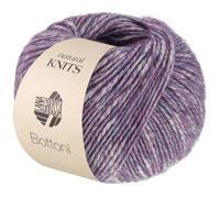 LANA GROSSA Bottoni | Baumwoll-Viskosegemisch mit Merinofasern | Handstrickgarn aus 53% Baumwolle, 24% Viskose & 23% Schurwolle | 50g Wolle zum Stricken & Häkeln | 125m Garn FB 17