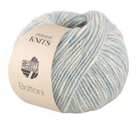 LANA GROSSA Bottoni | Baumwoll-Viskosegemisch mit Merinofasern | Handstrickgarn aus 53% Baumwolle, 24% Viskose & 23% Schurwolle | 50g Wolle zum Stricken & Häkeln | 125m Garn FB 6