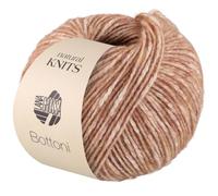 LANA GROSSA Bottoni | Baumwoll-Viskosegemisch mit Merinofasern | Handstrickgarn aus 53% Baumwolle, 24% Viskose & 23% Schurwolle | 50g Wolle zum Stricken & Häkeln | 125m Garn FB 1