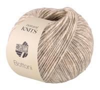 LANA GROSSA Bottoni | Baumwoll-Viskosegemisch mit Merinofasern | Handstrickgarn aus 53% Baumwolle, 24% Viskose & 23% Schurwolle | 50g Wolle zum Stricken & Häkeln | 125m Garn FB 13
