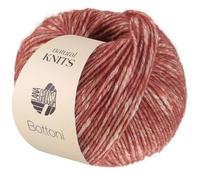 LANA GROSSA Bottoni | Baumwoll-Viskosegemisch mit Merinofasern | Handstrickgarn aus 53% Baumwolle, 24% Viskose & 23% Schurwolle | 50g Wolle zum Stricken & Häkeln | 125m Garn FB 15