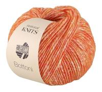 LANA GROSSA Bottoni | Baumwoll-Viskosegemisch mit Merinofasern | Handstrickgarn aus 53% Baumwolle, 24% Viskose & 23% Schurwolle | 50g Wolle zum Stricken & Häkeln | 125m Garn FB 3