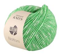 LANA GROSSA Bottoni | Baumwoll-Viskosegemisch mit Merinofasern | Handstrickgarn aus 53% Baumwolle, 24% Viskose & 23% Schurwolle | 50g Wolle zum Stricken & Häkeln | 125m Garn FB 10