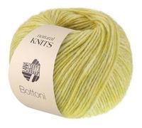 LANA GROSSA Bottoni | Baumwoll-Viskosegemisch mit Merinofasern | Handstrickgarn aus 53% Baumwolle, 24% Viskose & 23% Schurwolle | 50g Wolle zum Stricken & Häkeln | 125m Garn FB 19