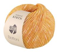 LANA GROSSA Bottoni | Baumwoll-Viskosegemisch mit Merinofasern | Handstrickgarn aus 53% Baumwolle, 24% Viskose & 23% Schurwolle | 50g Wolle zum Stricken & Häkeln | 125m Garn FB 2
