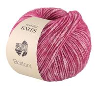 LANA GROSSA Bottoni | Baumwoll-Viskosegemisch mit Merinofasern | Handstrickgarn aus 53% Baumwolle, 24% Viskose & 23% Schurwolle | 50g Wolle zum Stricken & Häkeln | 125m Garn FB 4