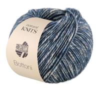 LANA GROSSA Bottoni | Baumwoll-Viskosegemisch mit Merinofasern | Handstrickgarn aus 53% Baumwolle, 24% Viskose & 23% Schurwolle | 50g Wolle zum Stricken & Häkeln | 125m Garn FB 8